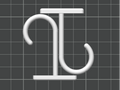 Round hook T-shaped