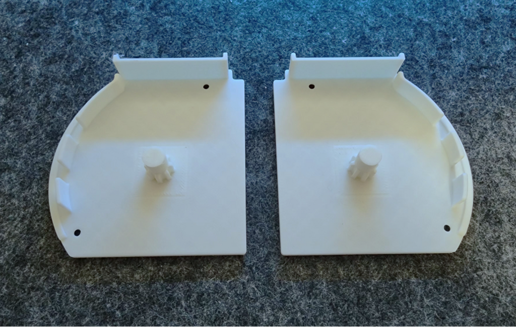 Roller blind end cap replacement