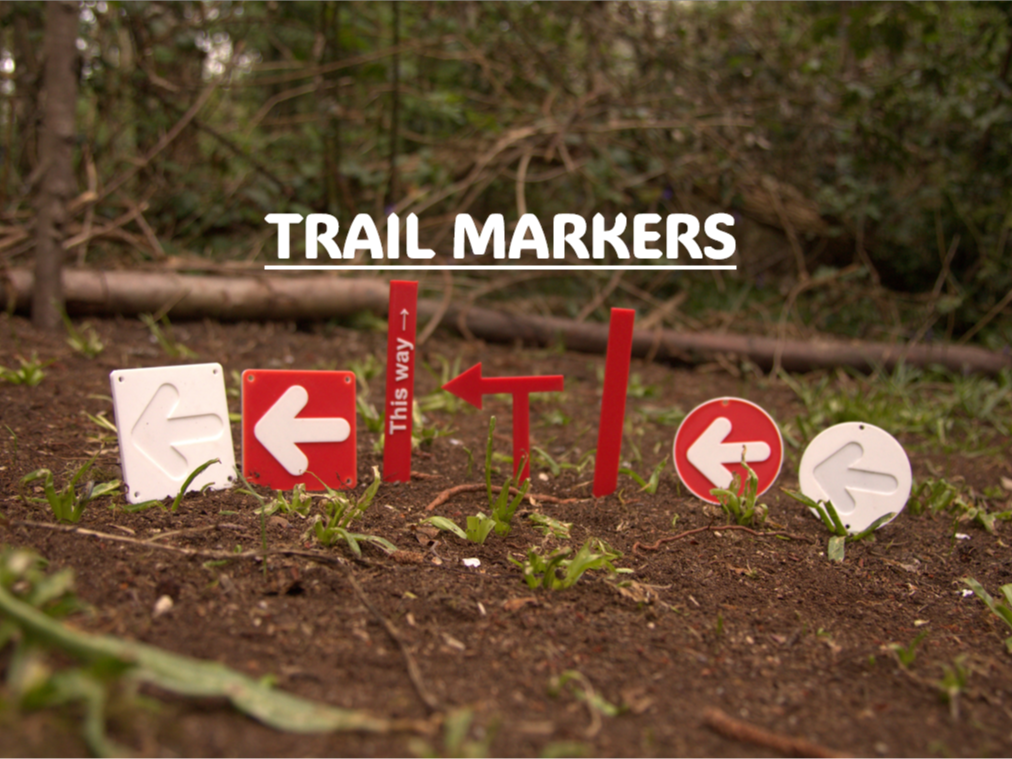 7 Different trail markers No ams+ams version