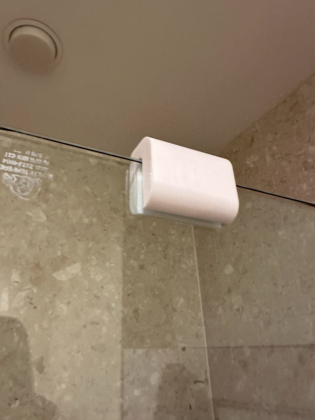 Shower door lock
