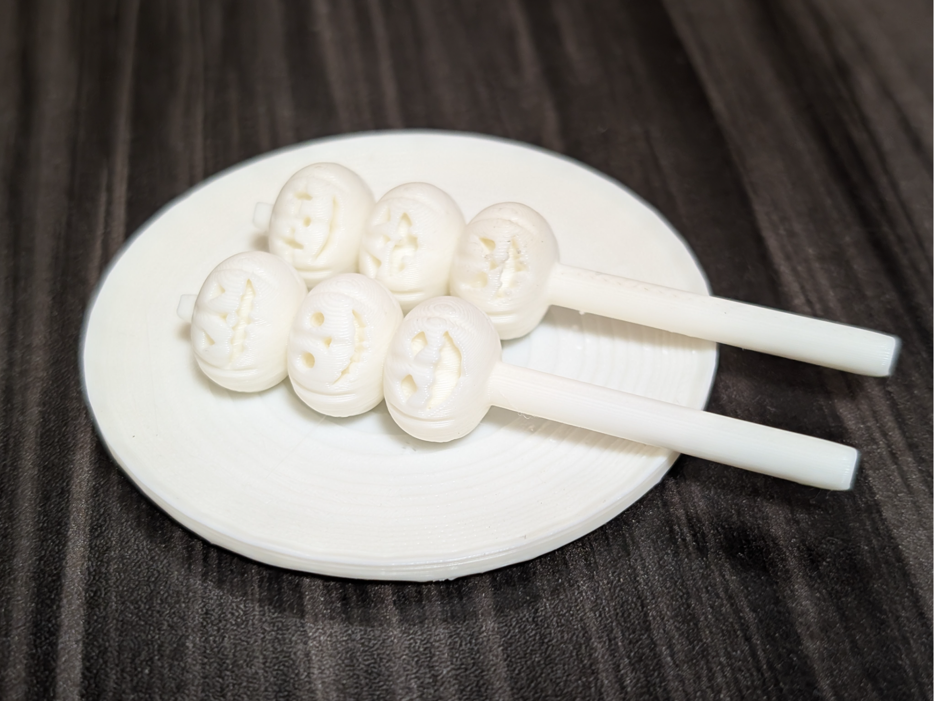Jack-o'-lantern Dango