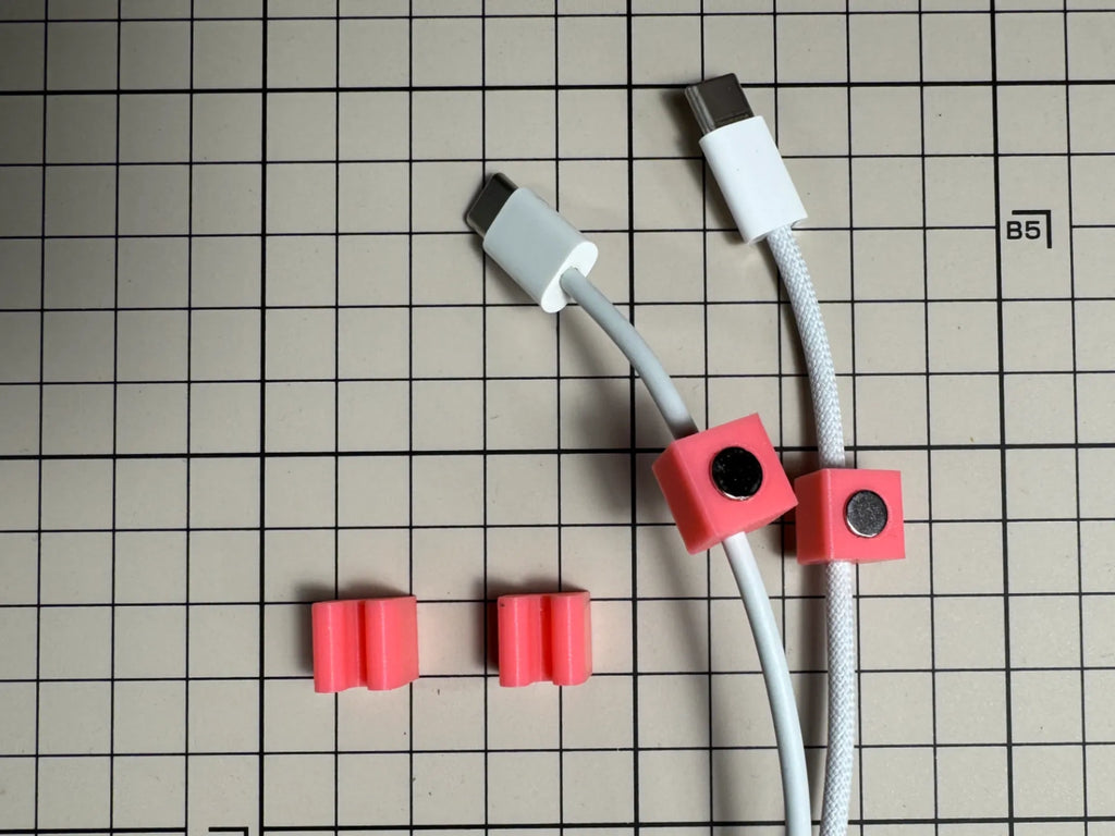 磁吸数据线夹 Magnetic Cable Clip for 3mm Cable