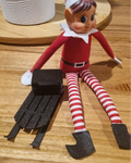 Elf on the Shelf props - Sleigh and luggage