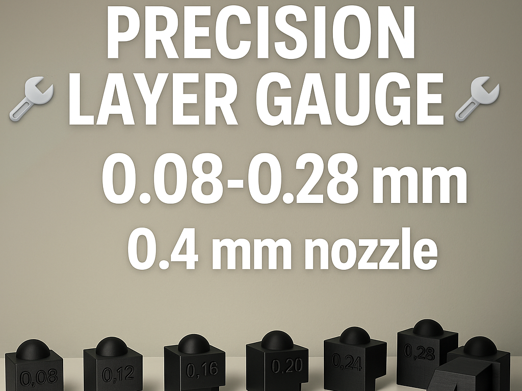 Precision Layer Test Gauge 0.08–0.28 mm