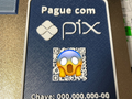PAGUE COM PIX QR CODE - EDITAVEL