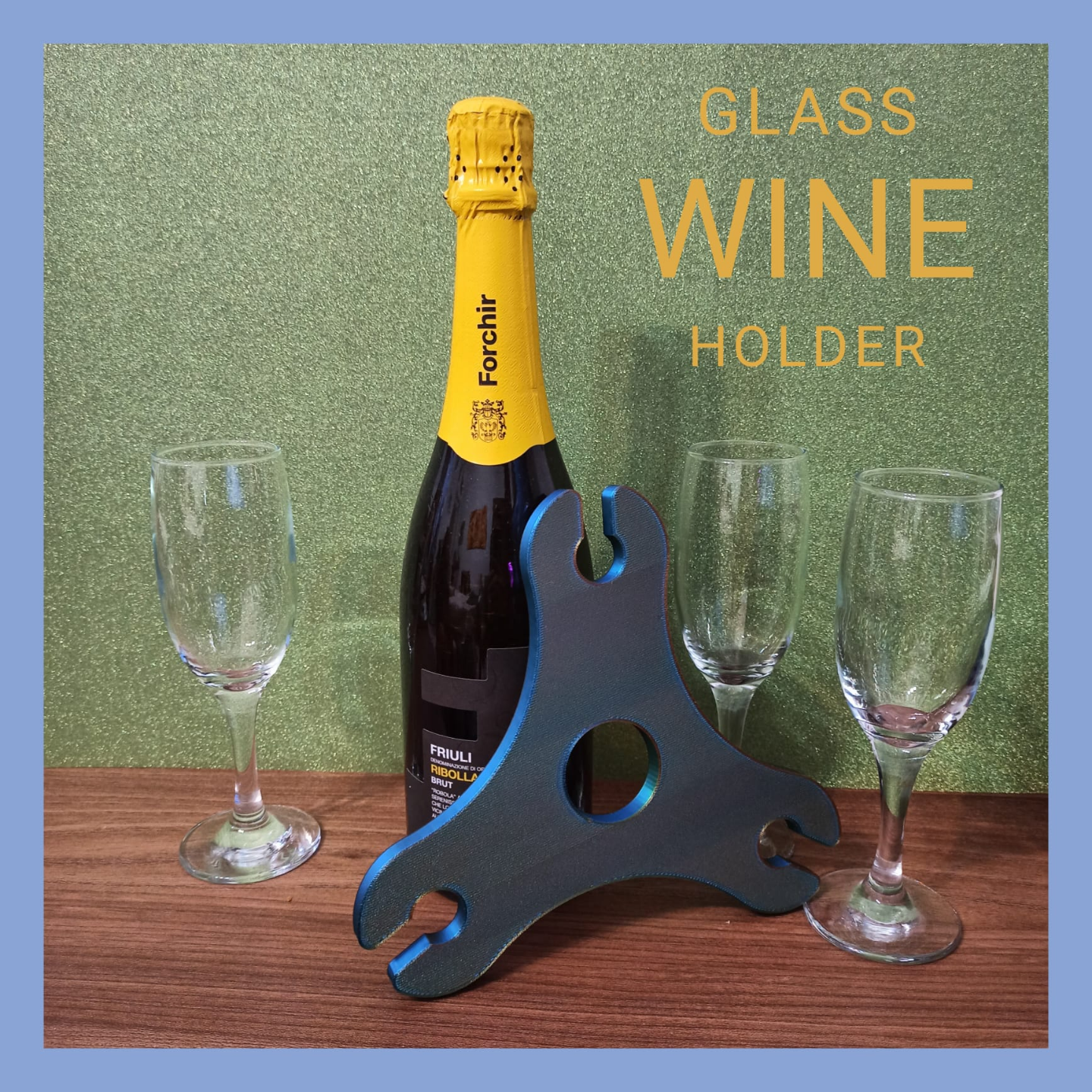 WINE BUTLER - STAND -GLASS HOLDER