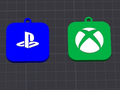 xbox,psx logos keychain/charm (free commercial)