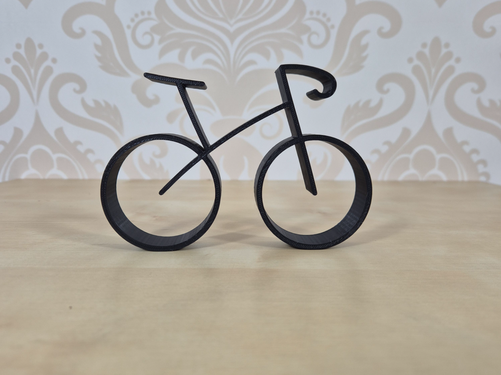 Minimalist Bicycle Decoration - line art