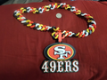 49ers logo with cuban link