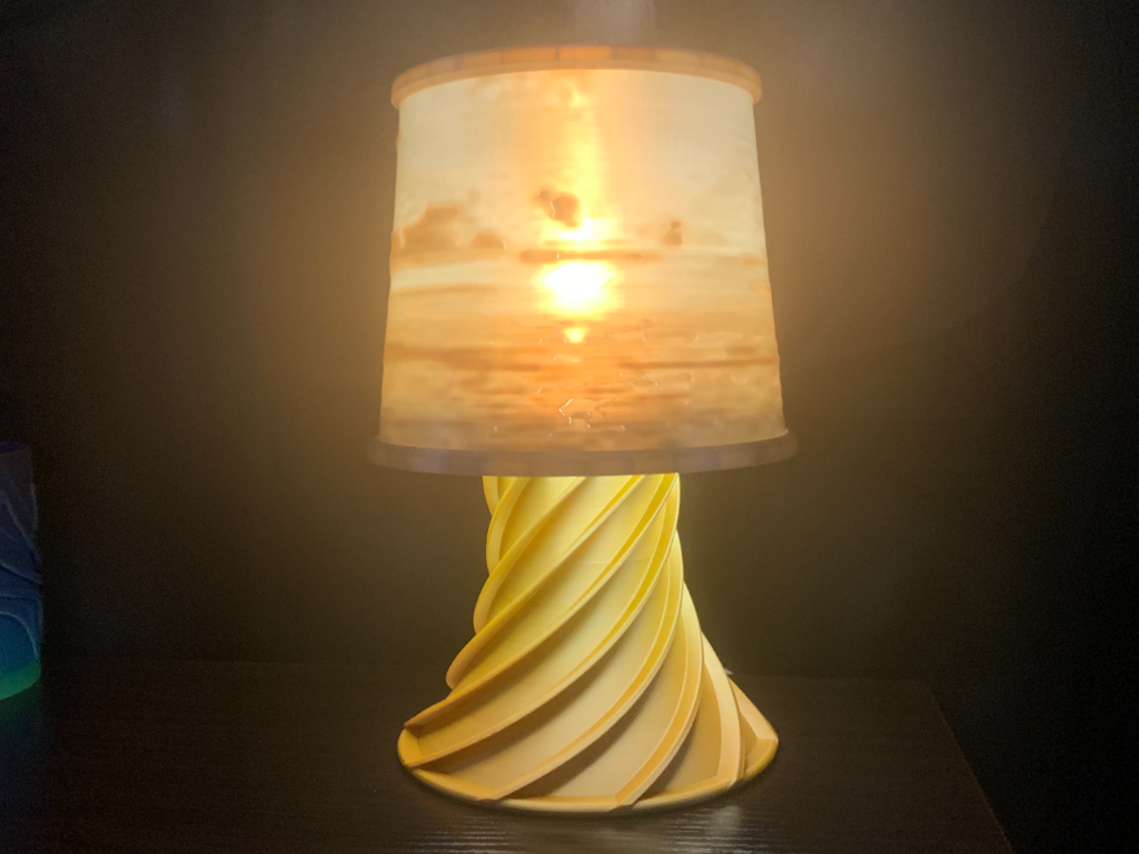 Sunset Helix Lamp