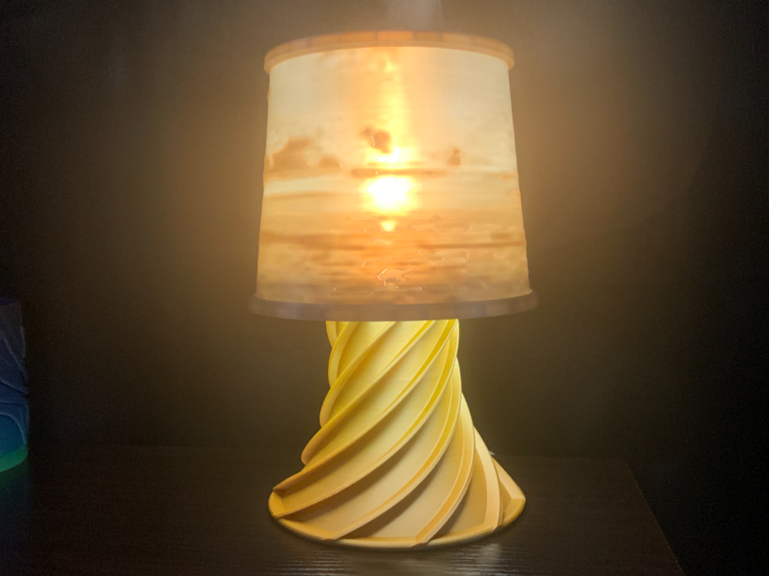 Sunset Helix Lamp