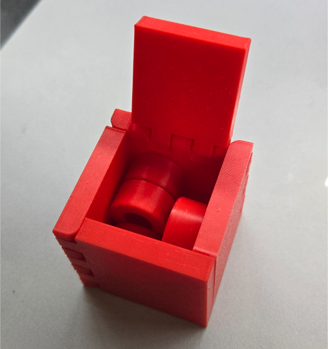6 rings box puzzle