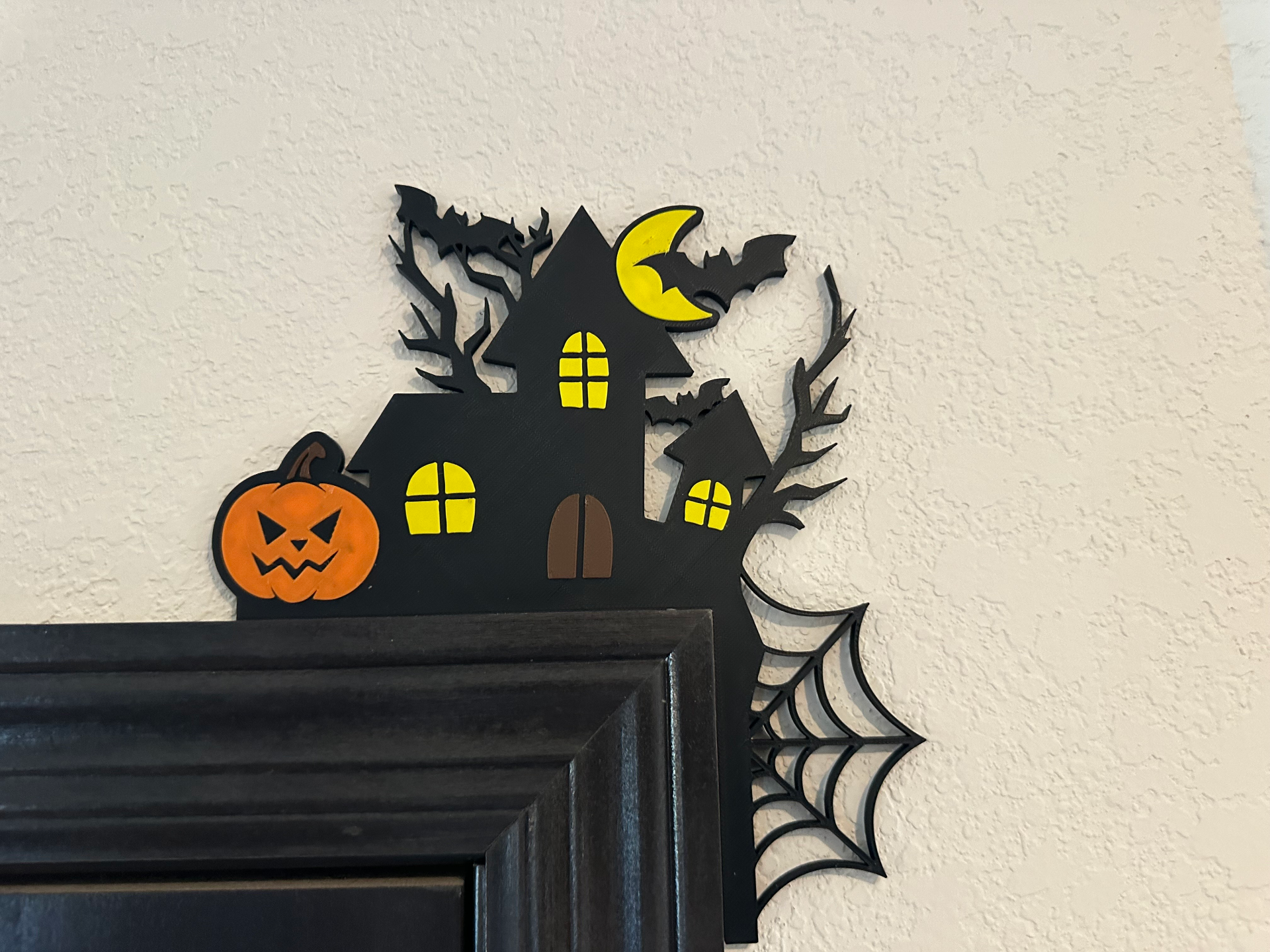 Halloween Haunted House Door Corner