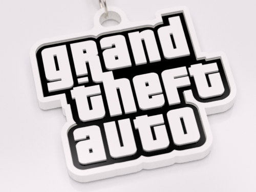 GTA style keychain