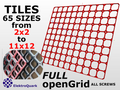 openGrid tiles Full size with all screw holes