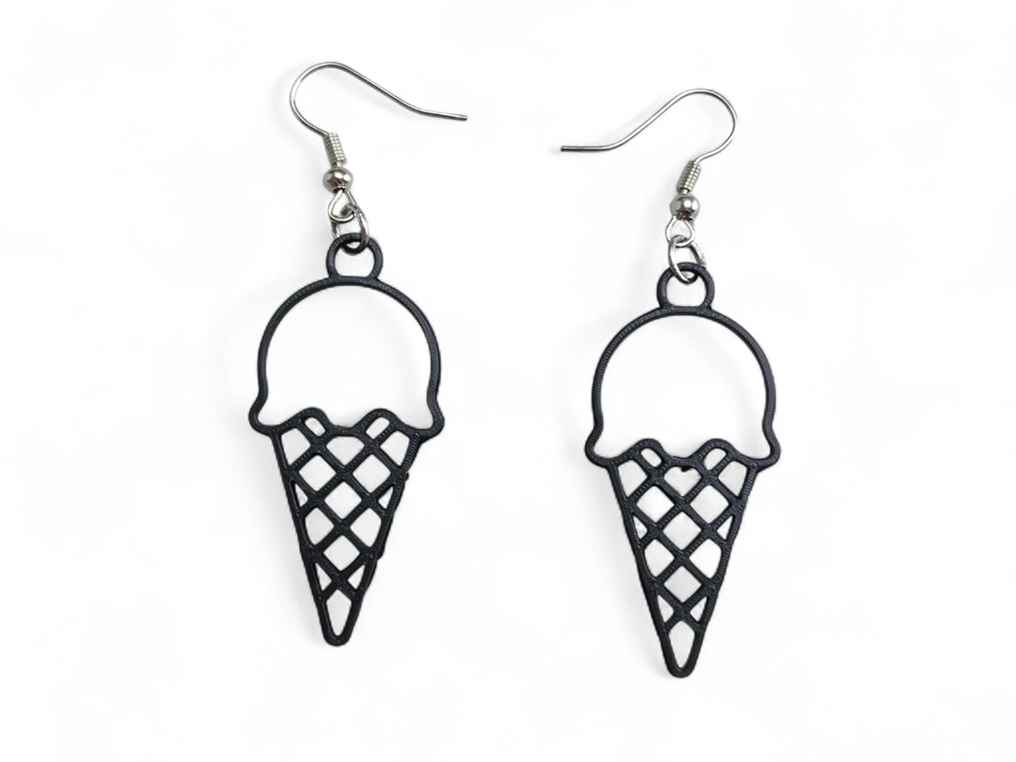 Earrings ice cream cone