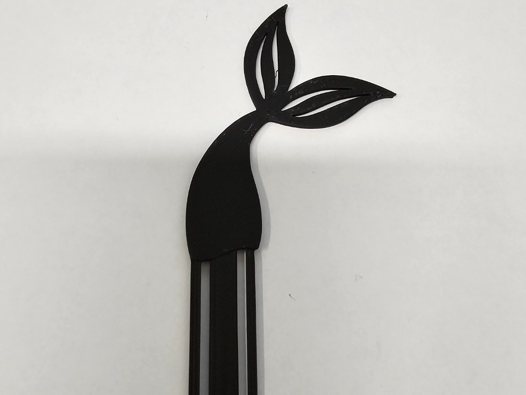 Simple Mermaid Tail Bookmark - Commercial Use