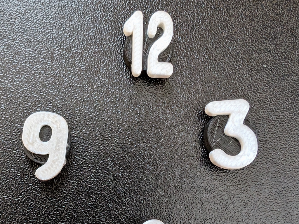 CAT CLOCK Numbers