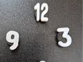 CAT CLOCK Numbers