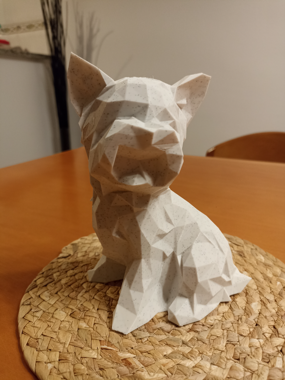 Yorkshire Terrier without ribbon (Low poly/no supports)