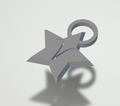 Zodiac keychain/pendant aries star