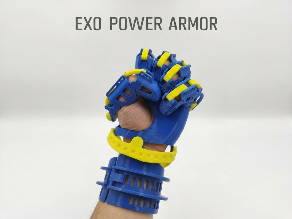 Cybernetic Exoskeleton Power Armor Glove