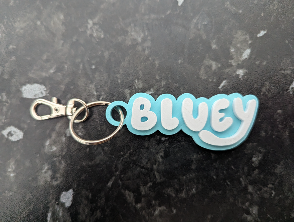 Bluey keychain FREE COMMERCIAL
