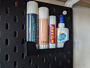 SKADIS Compatible Tray Shelf (Ikea Peg Board)