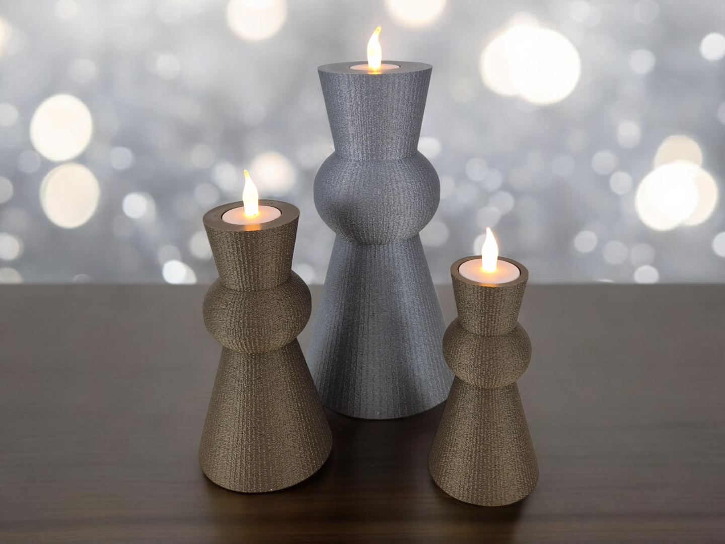 Chandelier - candle stick - tea light - 3 sizes