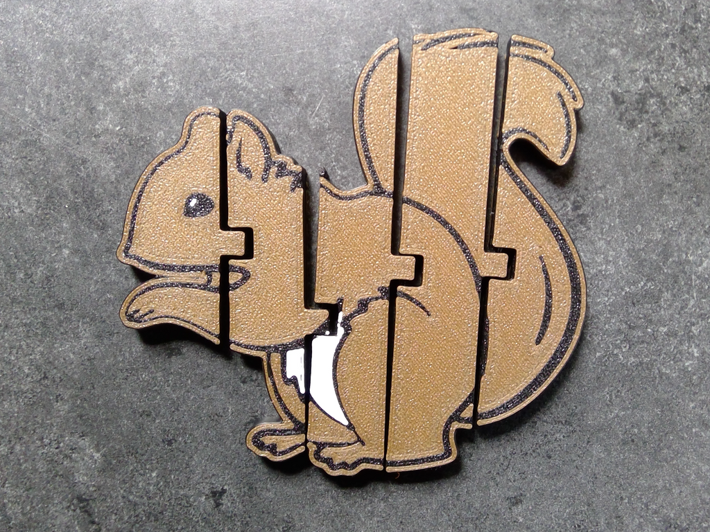 Flexi cute squirrel (NO SUPPORTS)