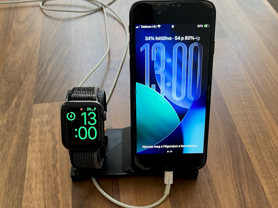 IPhone and Apple Watch charging stand