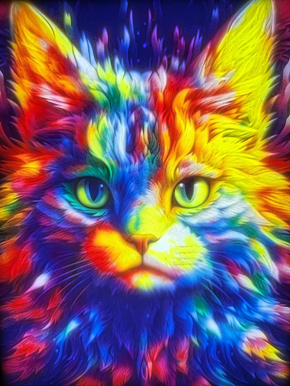 Color Cat CMYK Lithophane