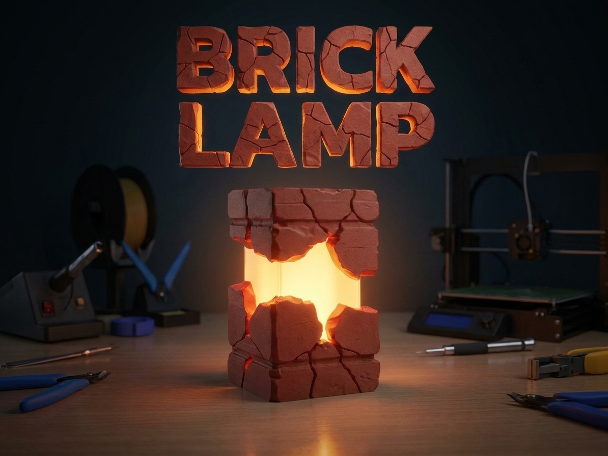 Brick Lamp [Led Kit 001]