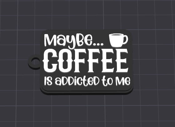 fun coffee keychain/charm(free commercial)