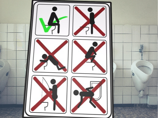 Toilet Sign