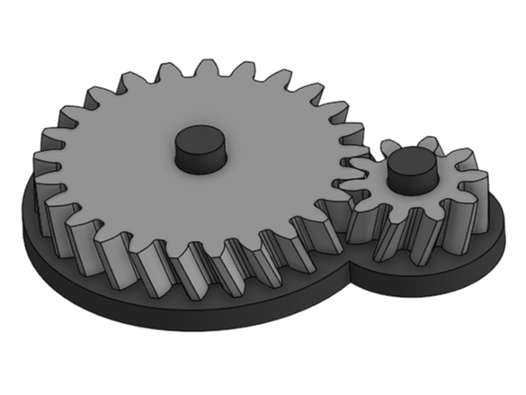 10:25 helical gear demonstration/fidget