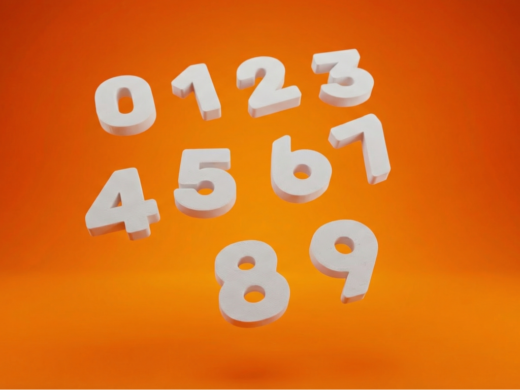 3D Numbers (0-9)