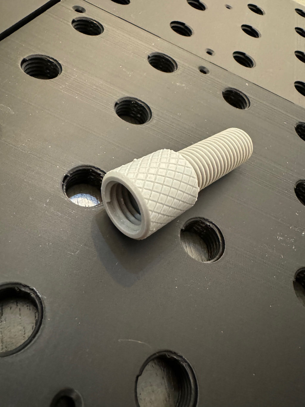 2 Inch Threaded Peg (Threaded Pegboard Compatible)