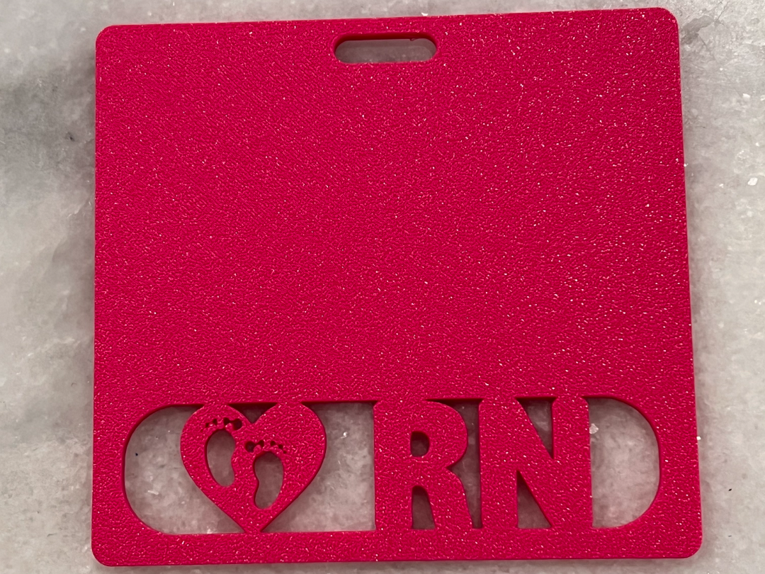 Footprint RN Badge Tag