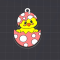 cute chick in easter egg keychain free commercial