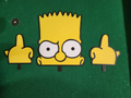 Bart Simpson window insert