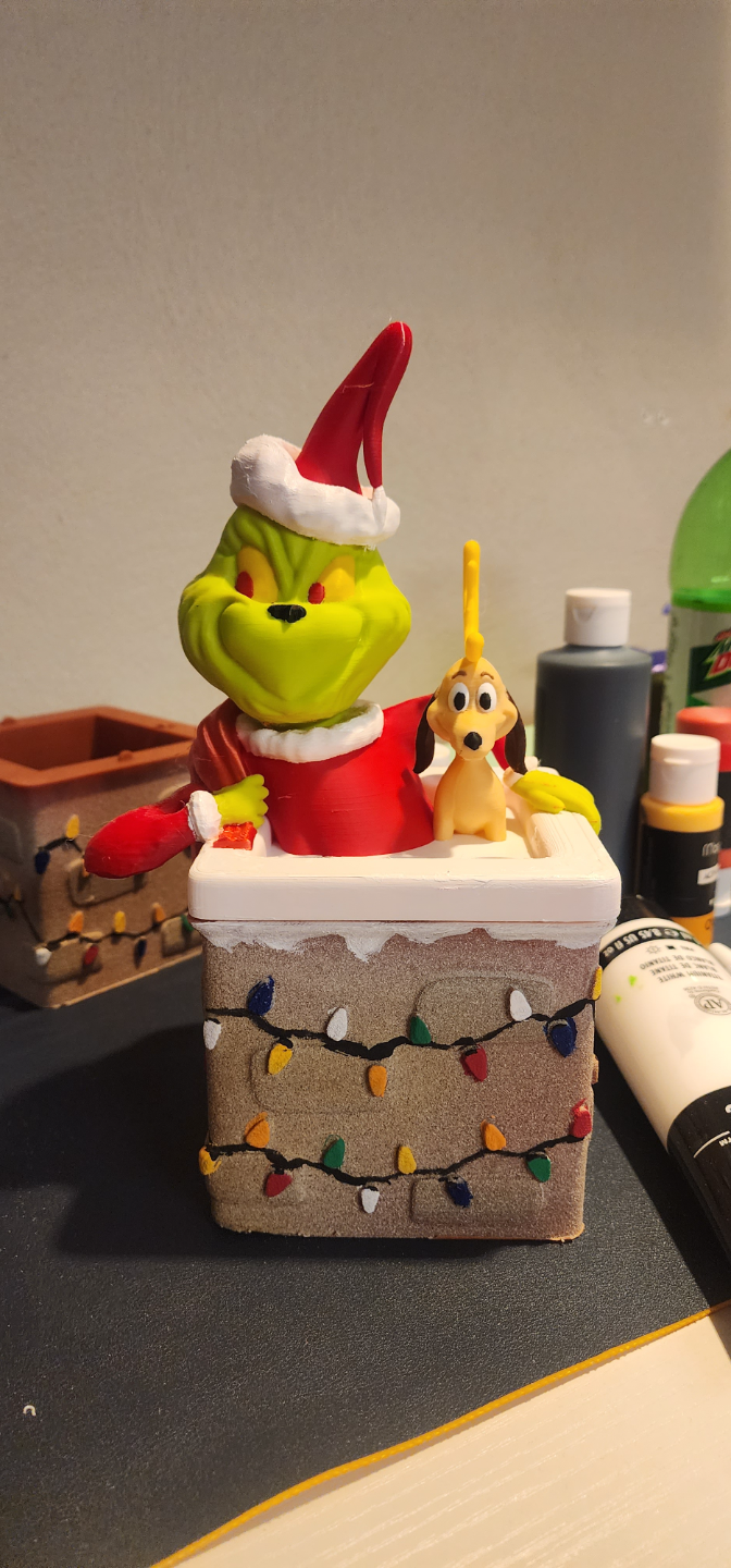 Grinch Toothbrush/ Pen Holder