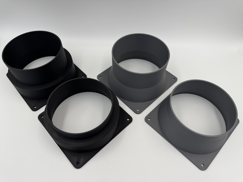 120mm Fan To 100mm Pipe Adaptors