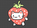 strawberry keychain