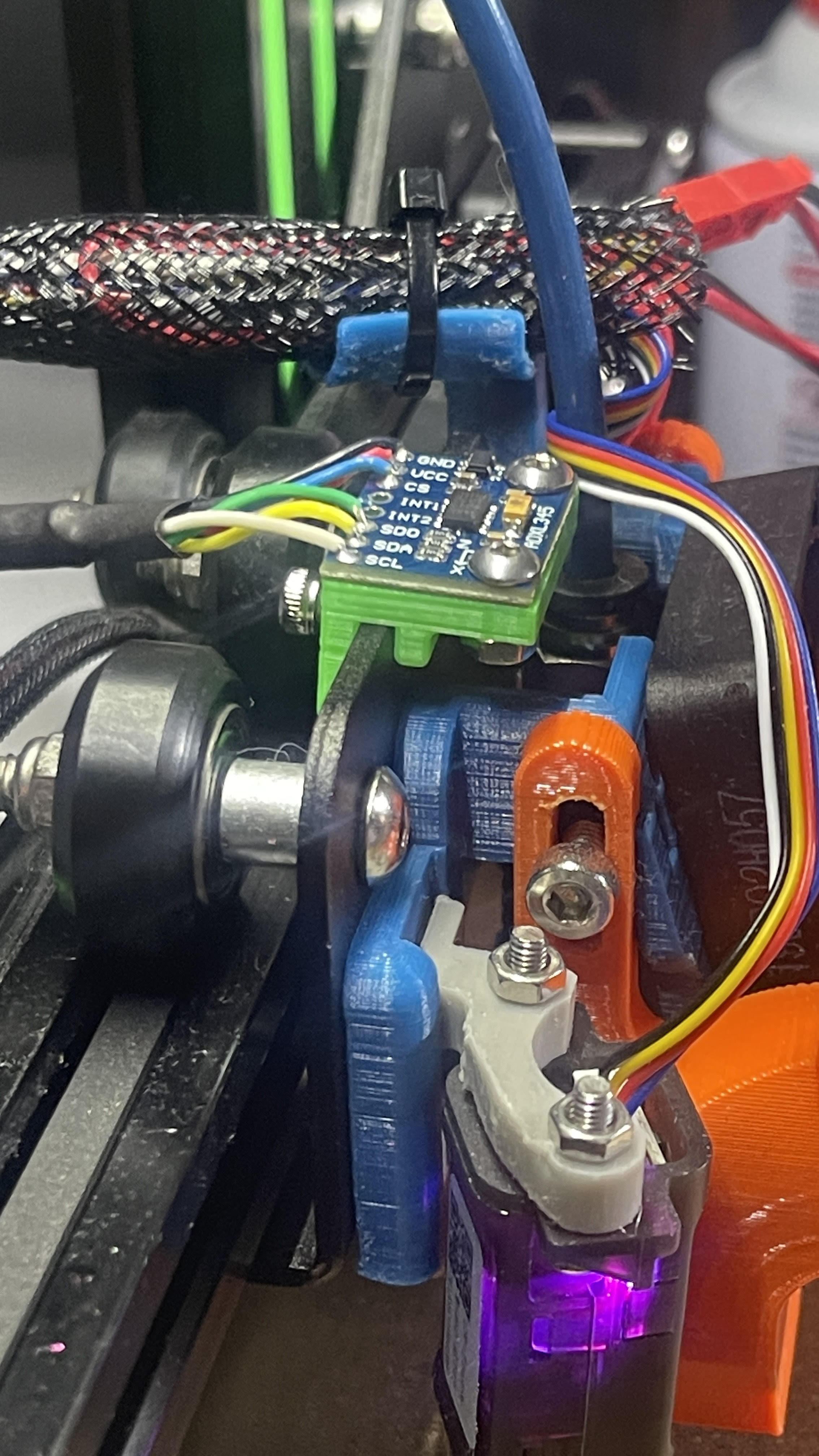 Ender 3 Pro ADXL345 Mount Input Shaper