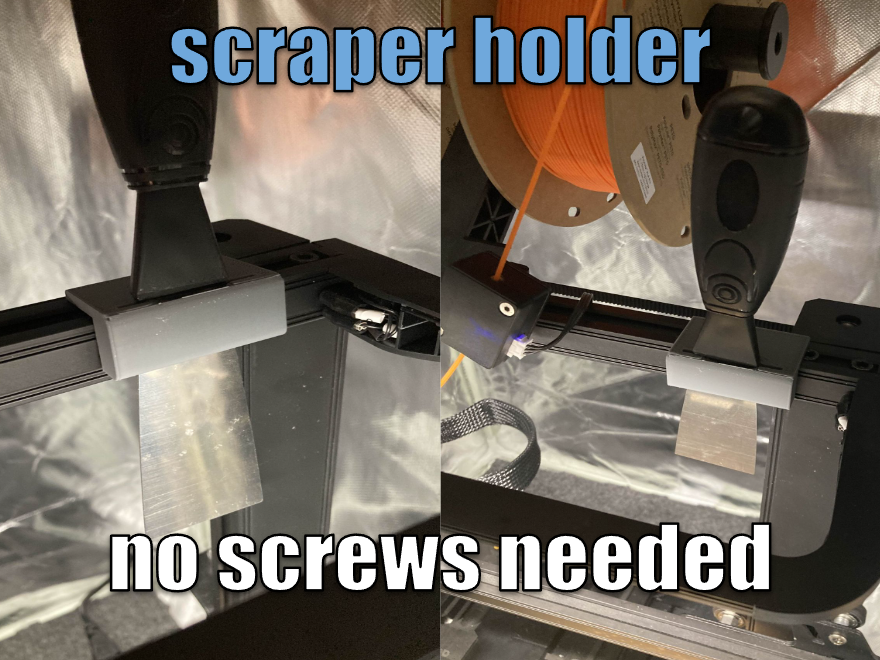 Ender 3 S1 Pro Scraper Holder