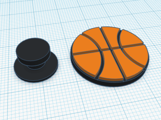 Basketball Croc Charm