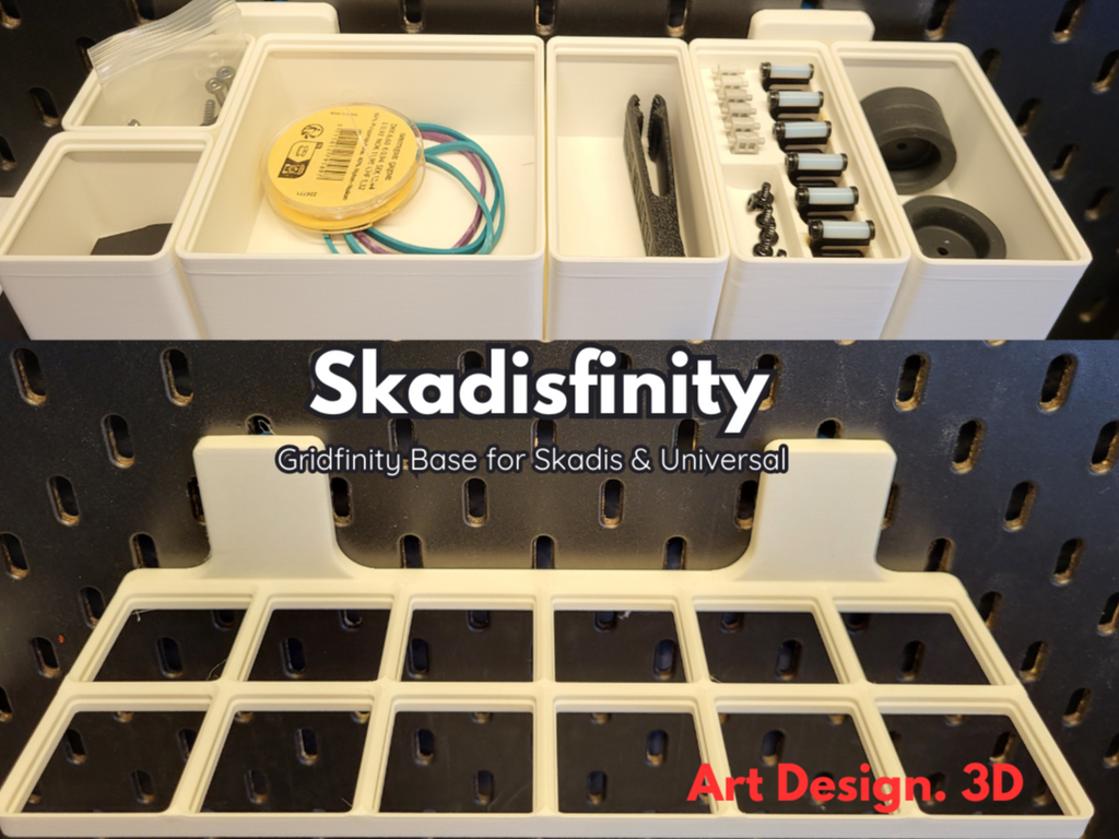 Skadisfinity Gridfinity Shelf