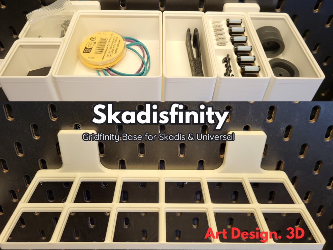 Skadisfinity Gridfinity Shelf