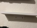 Shelf 300x80x15 with brackets for mounting